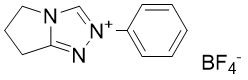 6,7-Dihydro-2-phenyl-5H-Pyrrolo[2,1-c]-1,2,4-triazolium tetrafluoroborate