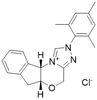 (5aR,10bS)-5a,10b-Dihydro-2-(2,4,6-trimethylphenyl)-4H,6H-indeno[2,1-b][1,2,4]triazolo[4,3-d][1,4]oxazinium chloride