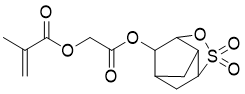 5-(2-methacryloyloxyacetoxy)-3-oxa-2-thiatricyclo[4.2.1.04,8]nonane-2,2-dione