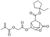 1-ethylcyclopentyl 6-(2-(methacryloyloxy)acetoxy)-2-oxohexahydro-2H-3,5-methanocyclopenta[b]furan-7-carboxylate