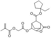 1-ethylcyclopentyl 6-(2-(methacryloyloxy)acetoxy)-2-oxohexahydro-2H-3,5-methanocyclopenta[b]furan-7-carboxylate